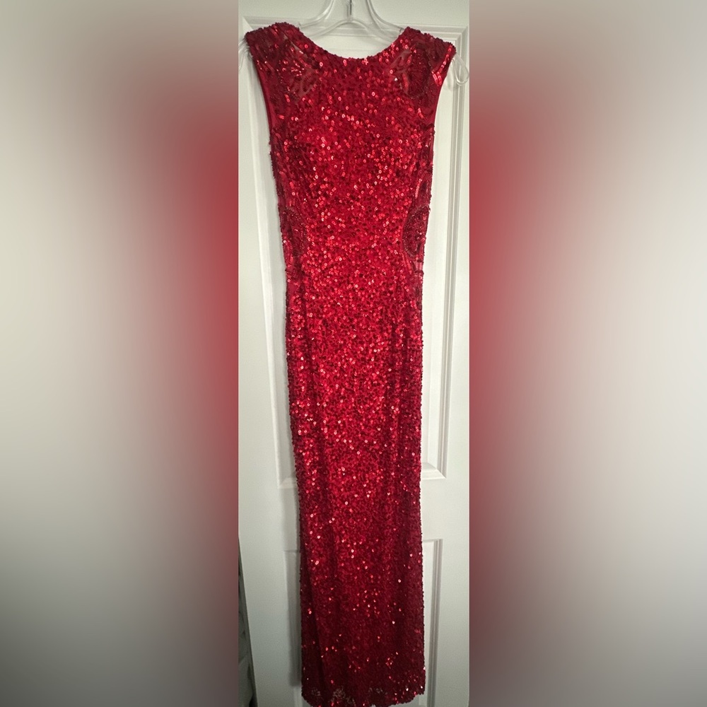 Scala Dazzling Ruby Sequin Dress - image 3